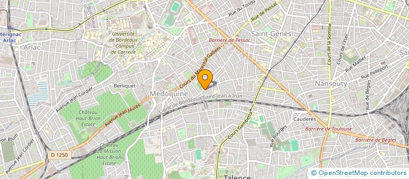 localisation de l'entreprise HOLDING 1989  TALENCE