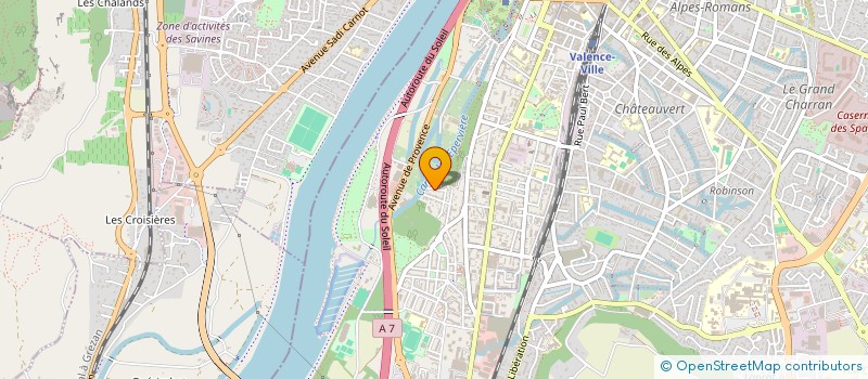 localisation de l'entreprise HOLDING 2 CARVALHO  VALENCE