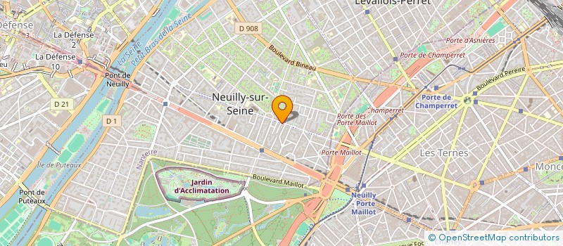 localisation de l'entreprise HOLDING 2 H ET CIE à NEUILLY-SUR-SEINE