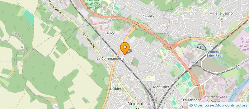 localisation de l'entreprise HOLDING 23  NOGENT-SUR-OISE