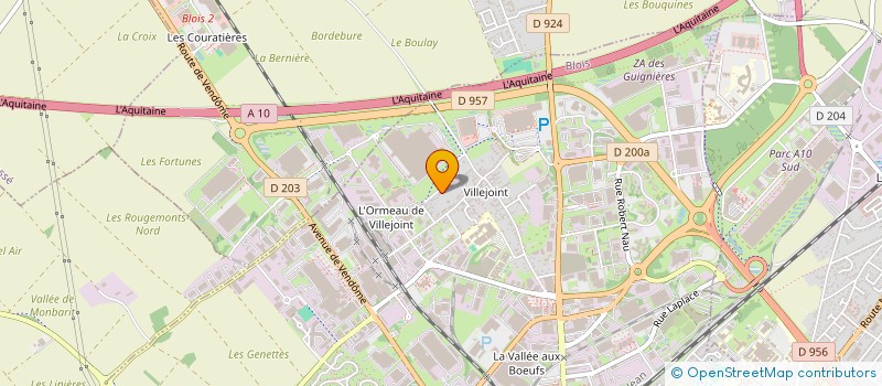 localisation de l'entreprise HOLDING 2ATB  BLOIS