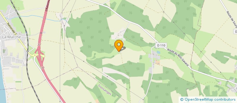 localisation de l'entreprise HOLDING 2B2G à CHAMPVOUX