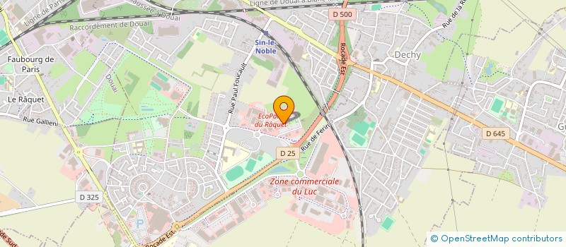 localisation de l'entreprise HOLDING 2B2S  SIN-LE-NOBLE