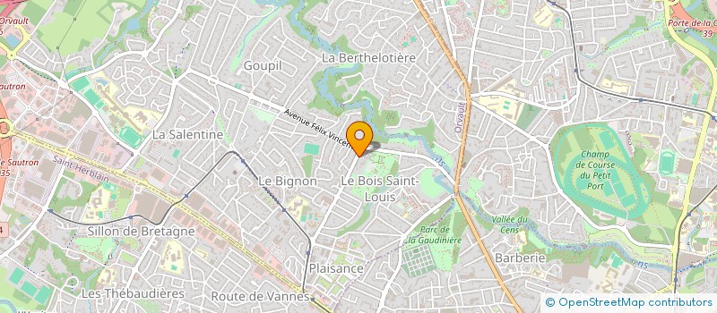 localisation de l'entreprise HOLDING 2C à ORVAULT