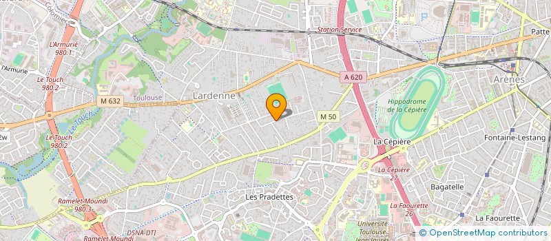 localisation de l'entreprise HOLDING 2CAL  TOULOUSE