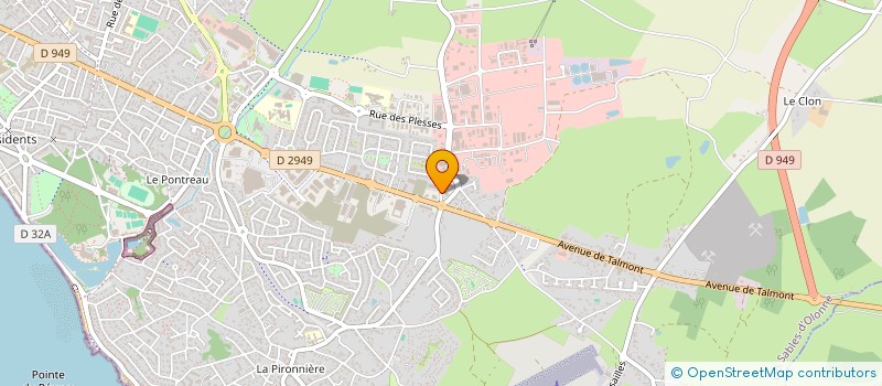 localisation de l'entreprise HOLDING 2G à LES SABLES D'OLONNE