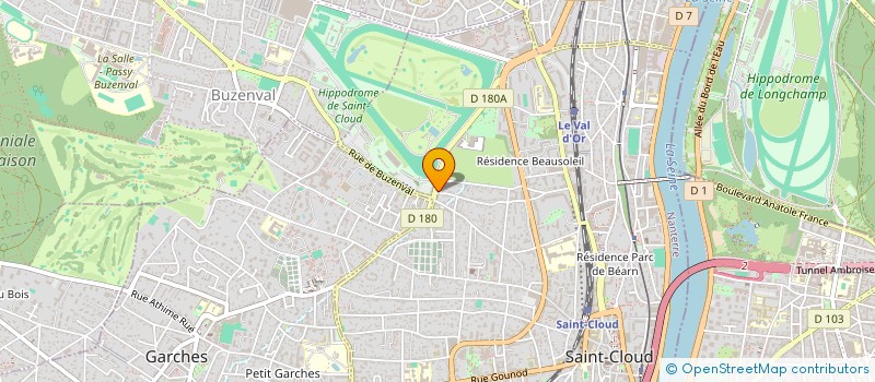 localisation de l'entreprise HOLDING 2JA  SAINT-CLOUD