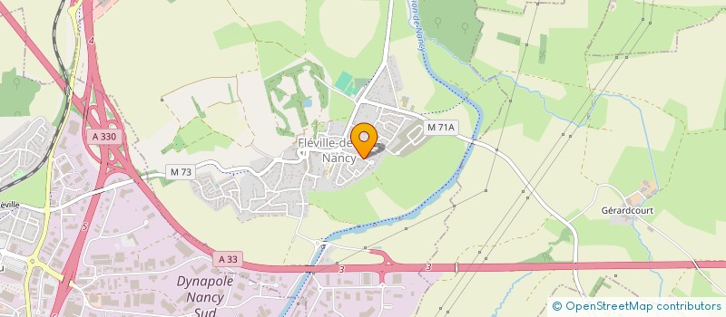 localisation de l'entreprise HOLDING 2M  FLEVILLE-DEVANT-NANCY