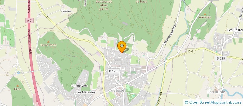 localisation de l'entreprise HOLDING 2MAB  SAUZET