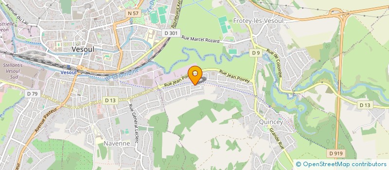 localisation de l'entreprise HOLDING 2T  QUINCEY