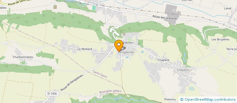 localisation de l'entreprise HOLDING 3MPJ  SAINT-SAVIN