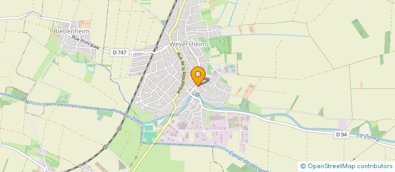 localisation de l'entreprise HOLDING 3W  WEYERSHEIM