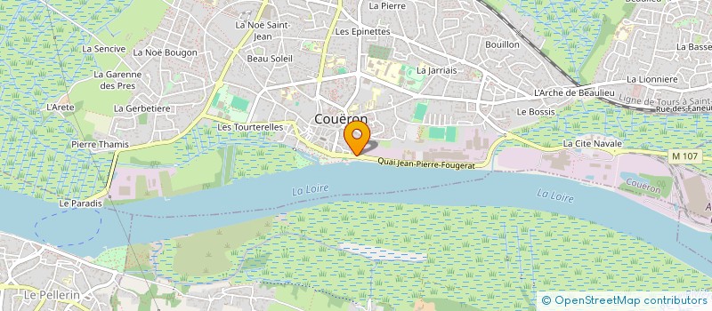 localisation de l'entreprise HOLDING 4 T à COUERON