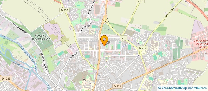 localisation de l'entreprise HOLDING à AMIENS