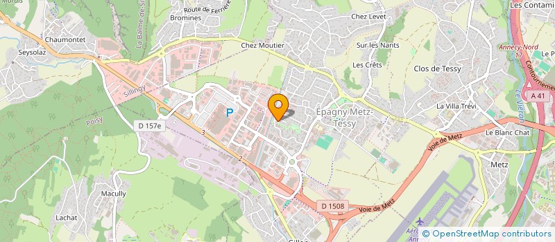 localisation de l'entreprise HOLDING 4V INVEST  EPAGNY METZ-TESSY