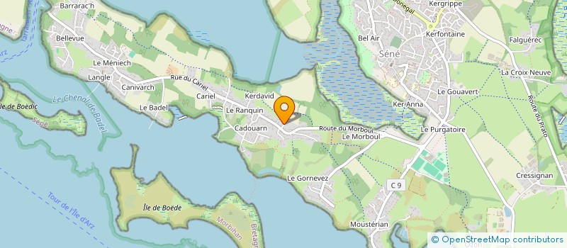localisation de l'entreprise HOLDING 5.4. à AURAY