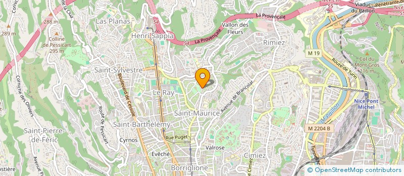 localisation de l'entreprise HOLDING 55  NICE