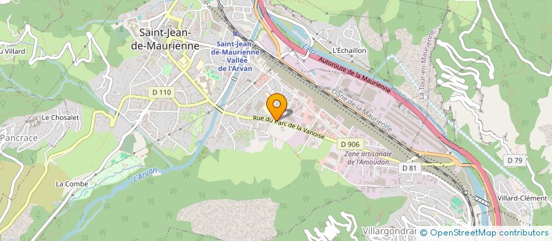 localisation de l'entreprise HOLDING 70-30 à SAINT-JEAN-DE-MAURIENNE