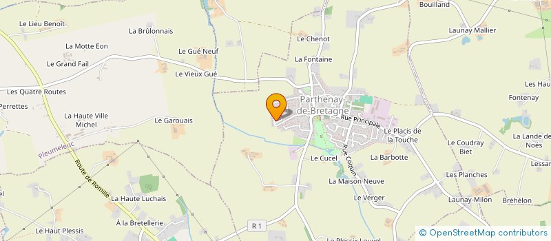 localisation de l'entreprise HOLDING 86  PARTHENAY-DE-BRETAGNE