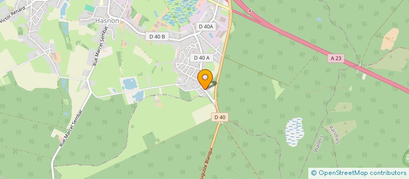 localisation de l'entreprise HOLDING 911  HASNON