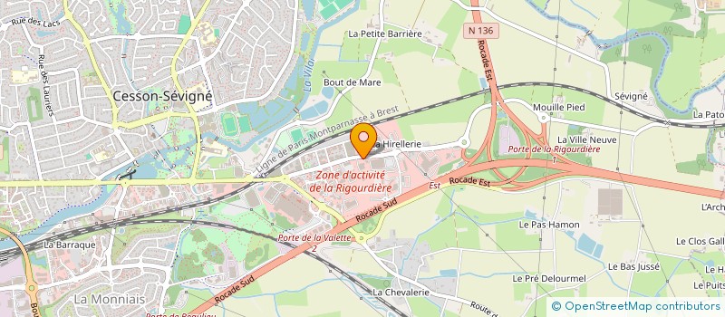 localisation de l'entreprise HOLDING 992  CESSON-SEVIGNE