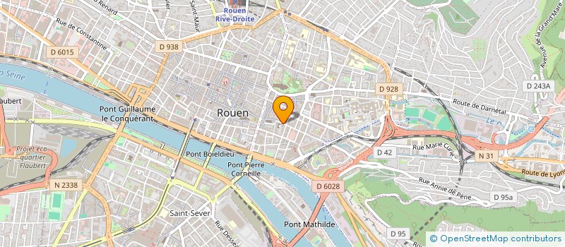 localisation de l'entreprise HOLDING A&AH à ROUEN