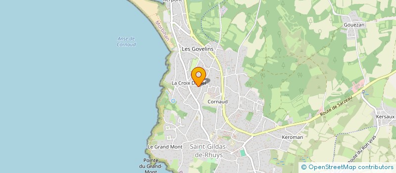 localisation de l'entreprise HOLDING A&B  SAINT-GILDAS-DE-RHUYS