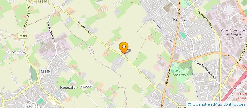 localisation de l'entreprise HOLDING A-C-O-H  RONCQ