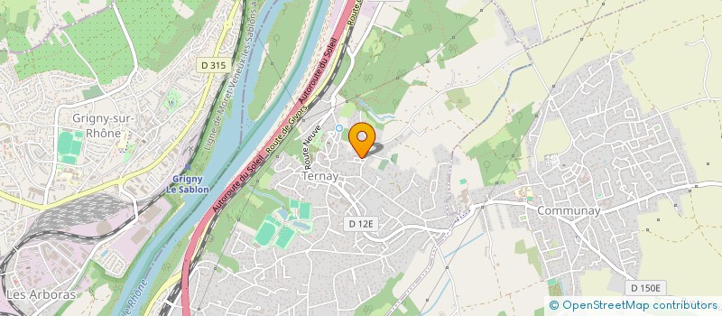 localisation de l'entreprise HOLDING A' CREATION  TERNAY