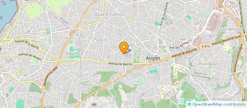 localisation de l'entreprise HOLDING A. FLORENT  ANGLET