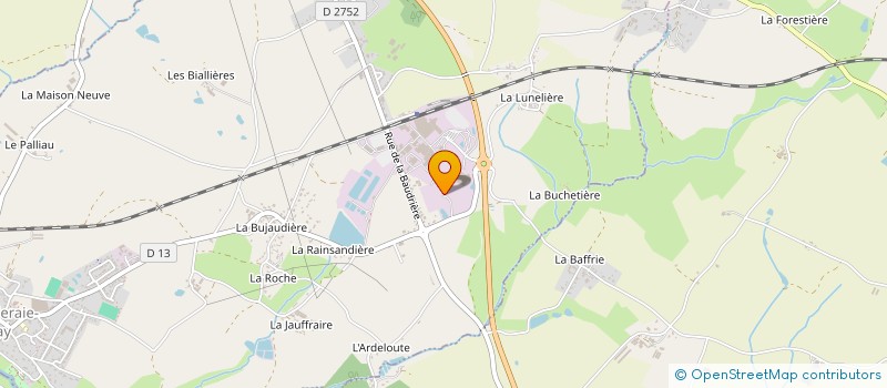 localisation de l'entreprise HOLDING A&M à LA MEILLERAIE-TILLAY