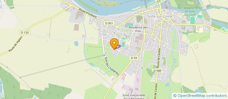 localisation de l'entreprise HOLDING A&M AMBULANCES à SULLY-SUR-LOIRE