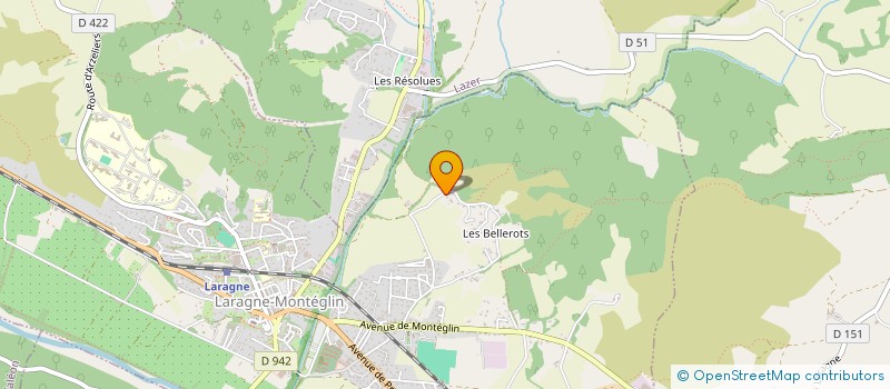 localisation de l'entreprise HOLDING A-M-P à LARAGNE-MONTEGLIN