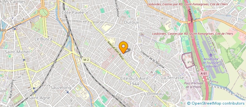 localisation de l'entreprise HOLDING A.S.D.L à TOULOUSE