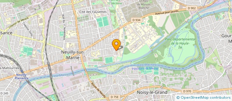 localisation de l'entreprise HOLDING AA à NEUILLY-SUR-MARNE