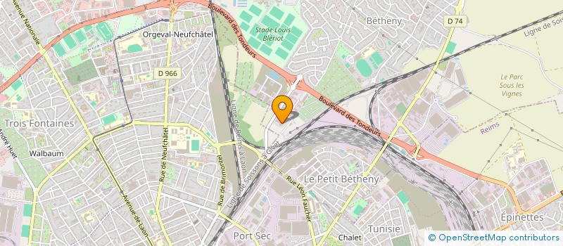 localisation de l'entreprise HOLDING AB  BETHENY