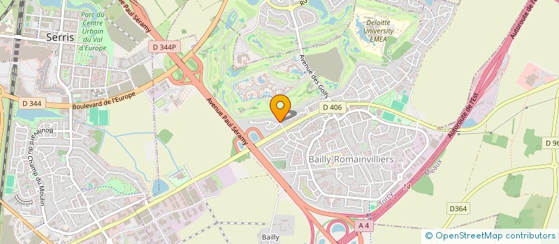 localisation de l'entreprise HOLDING AB INVEST  BAILLY-ROMAINVILLIERS