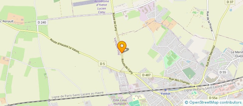 localisation de l'entreprise HOLDING ABA  VALLIQUERVILLE