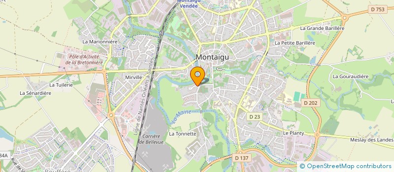 localisation de l'entreprise HOLDING ABD à MONTAIGU-VENDEE
