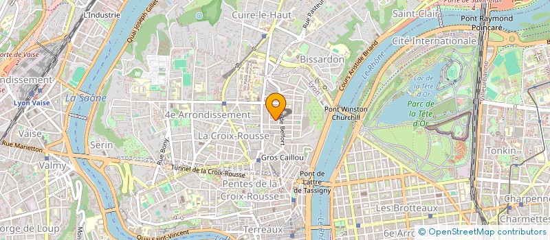 localisation de l'entreprise HOLDING ABRACADABRA  LYON