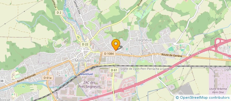 localisation de l'entreprise HOLDING ABRIAL  DAGNEUX