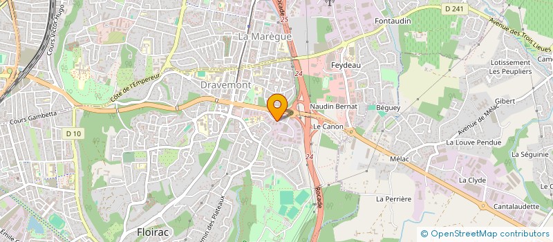 localisation de l'entreprise HOLDING ABRUN à FLOIRAC