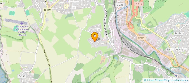 localisation de l'entreprise HOLDING ABZ  OUTREAU