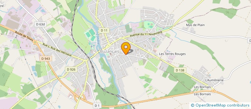 localisation de l'entreprise HOLDING AC à BUZANCAIS