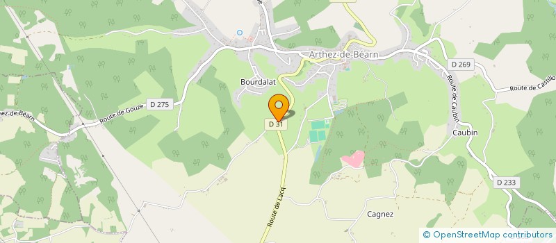 localisation de l'entreprise HOLDING AC  ARTHEZ-DE-BEARN