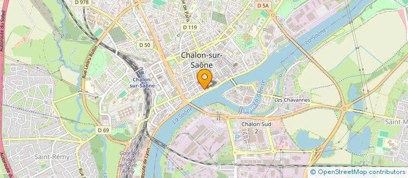 localisation de l'entreprise HOLDING ACTALAW à CHALON-SUR-SAONE