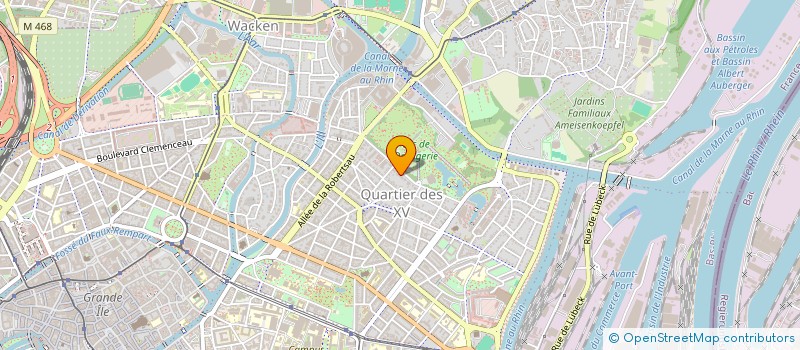 localisation de l'entreprise HOLDING ADAM-WOLFF  STRASBOURG