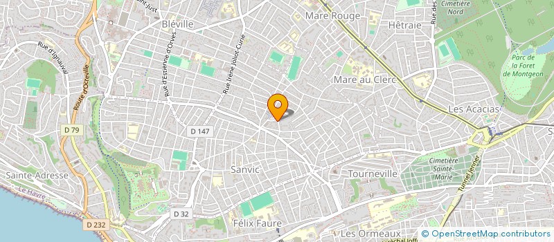 localisation de l'entreprise HOLDING ADELI COTY à LE HAVRE