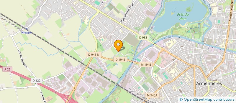 localisation de l'entreprise HOLDING ADEN  NIEPPE