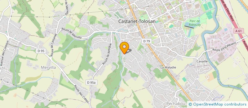 localisation de l'entreprise HOLDING ADM  CASTANET-TOLOSAN